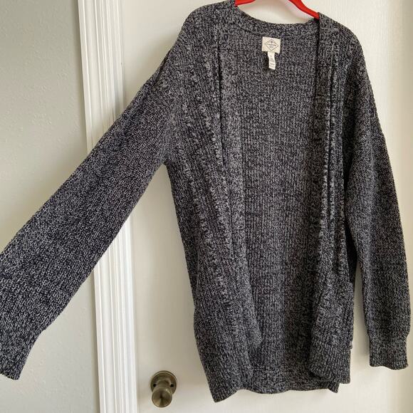 St John's Bay Charcoal Long Cardigan XL - Picture 4 of 7